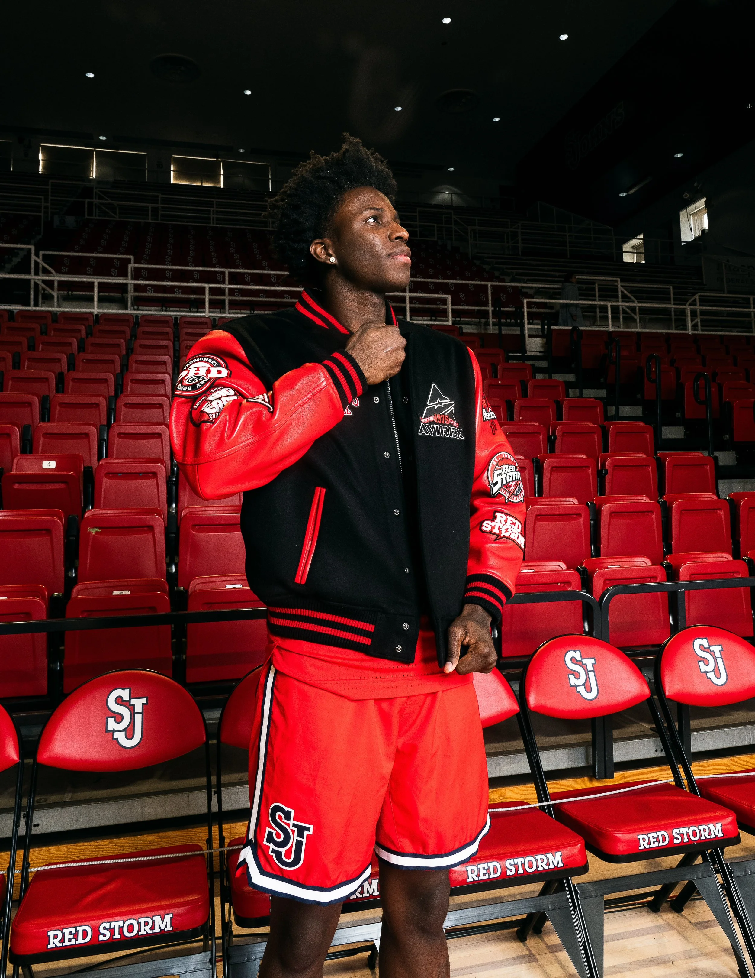 ST. JOHN'S BASKETBALL x AVIREX VARSITY JACKET — Flat Top Fund